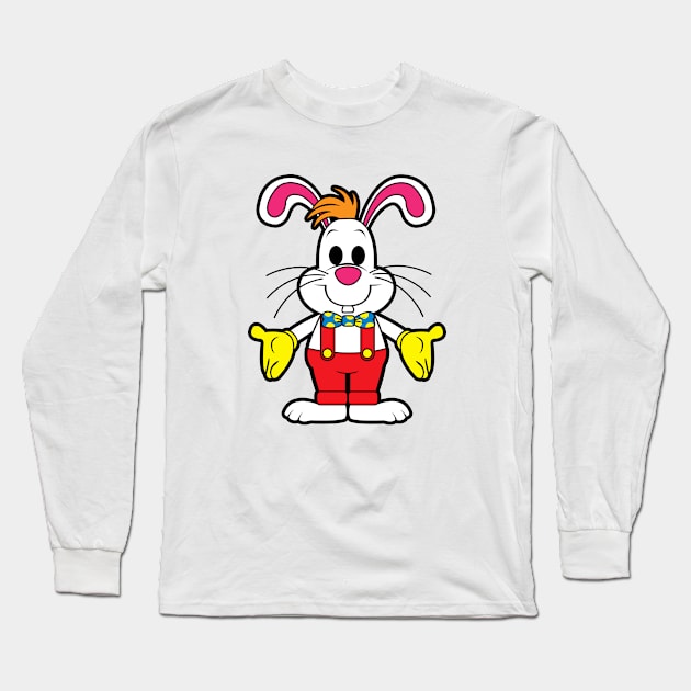 Roger Rabbit Chibi Long Sleeve T-Shirt by liora natalia